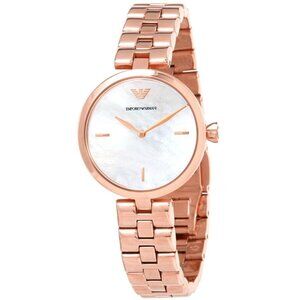 FX03700B NWT Emporio Armani Fashion Ladies Quartz Steel Authentic Watch